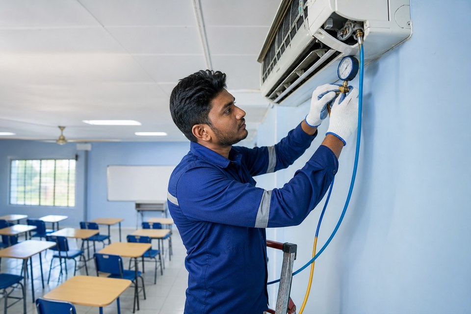 Institutional ac service crew in Pune
