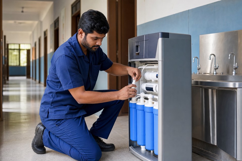 Institutional ro cleaning crew in Delhi